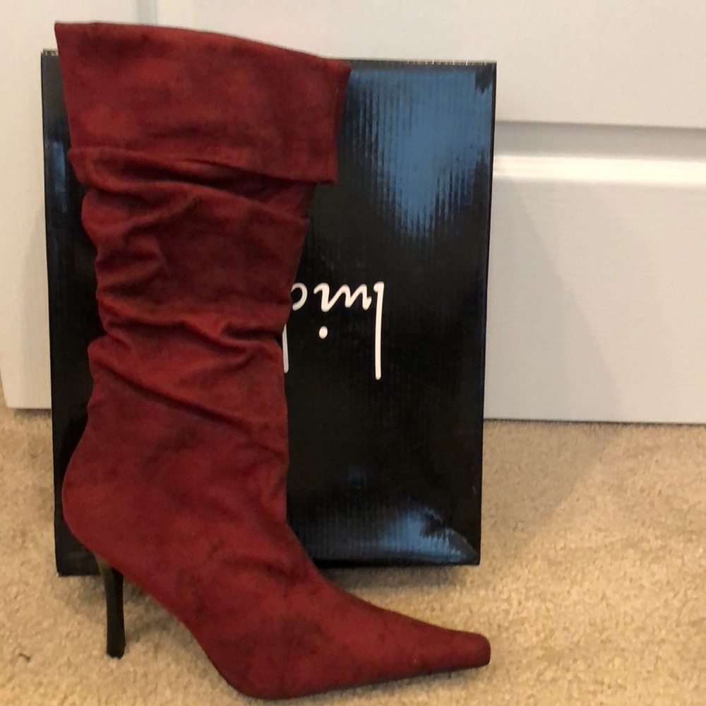 Red Heeled Boots - Picture 3 of 5